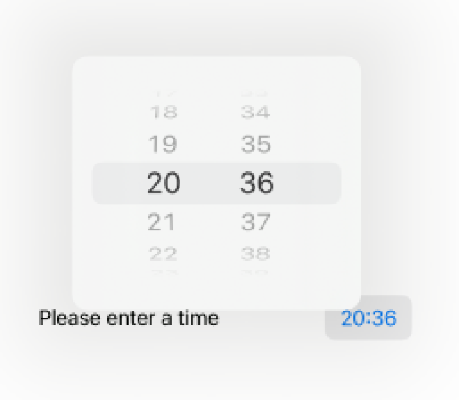 SwiftUI DatePicker Only Time