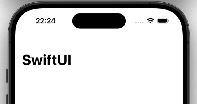 SwiftUI Default Navigation Title